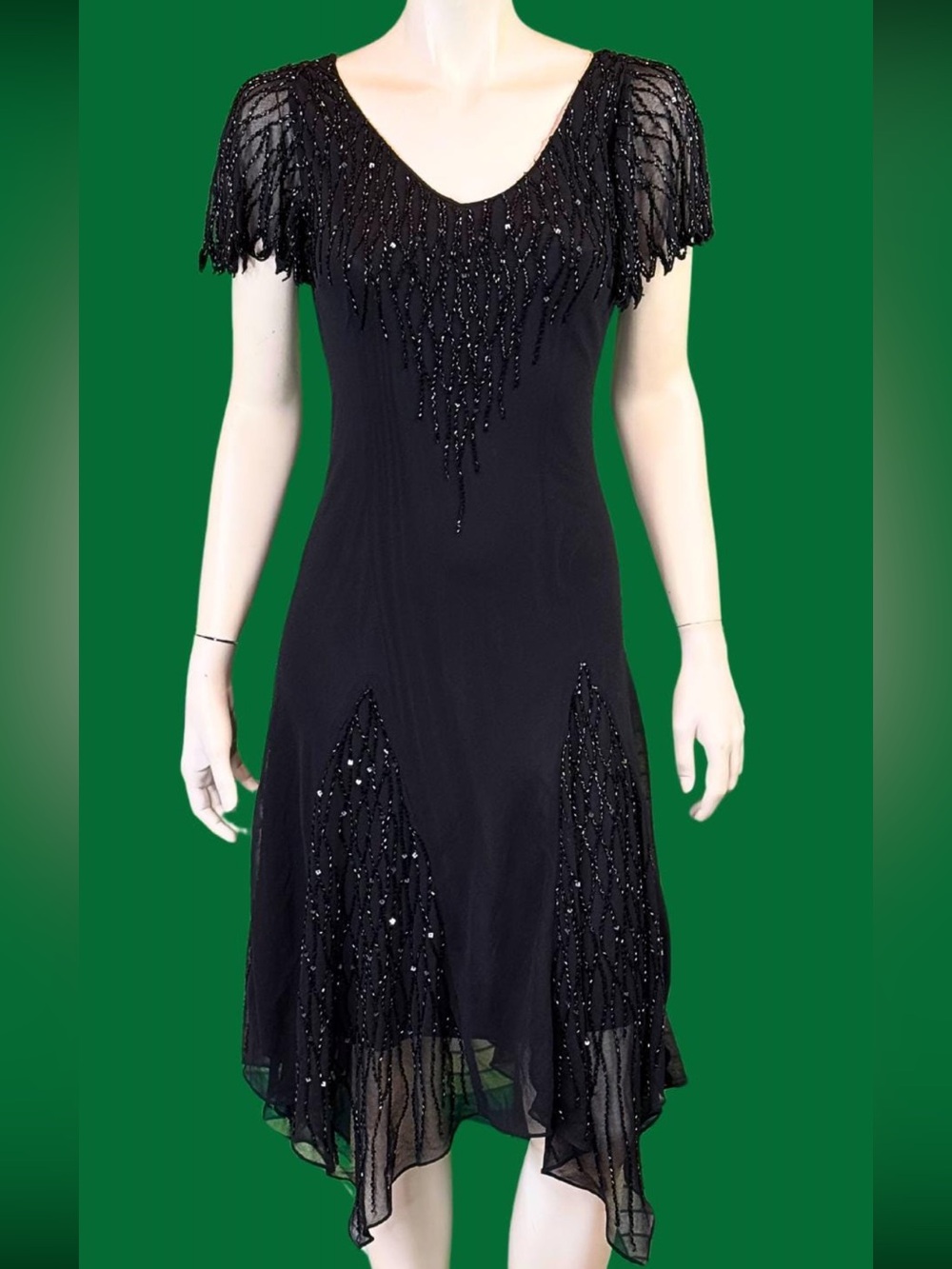 VINTAGE BLACK FAIRY PARTY DRESS